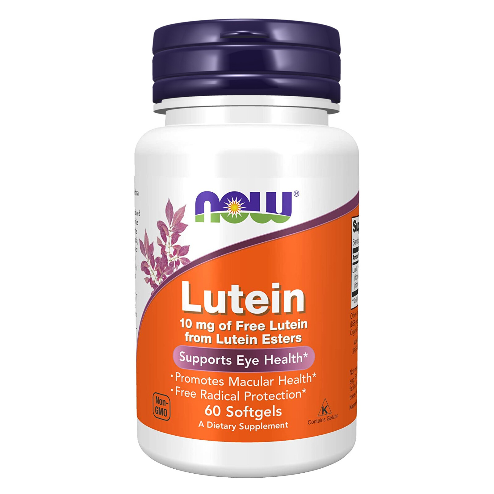 3 x NOW Lutein from Xangold 60 Softgels Eye Health Support