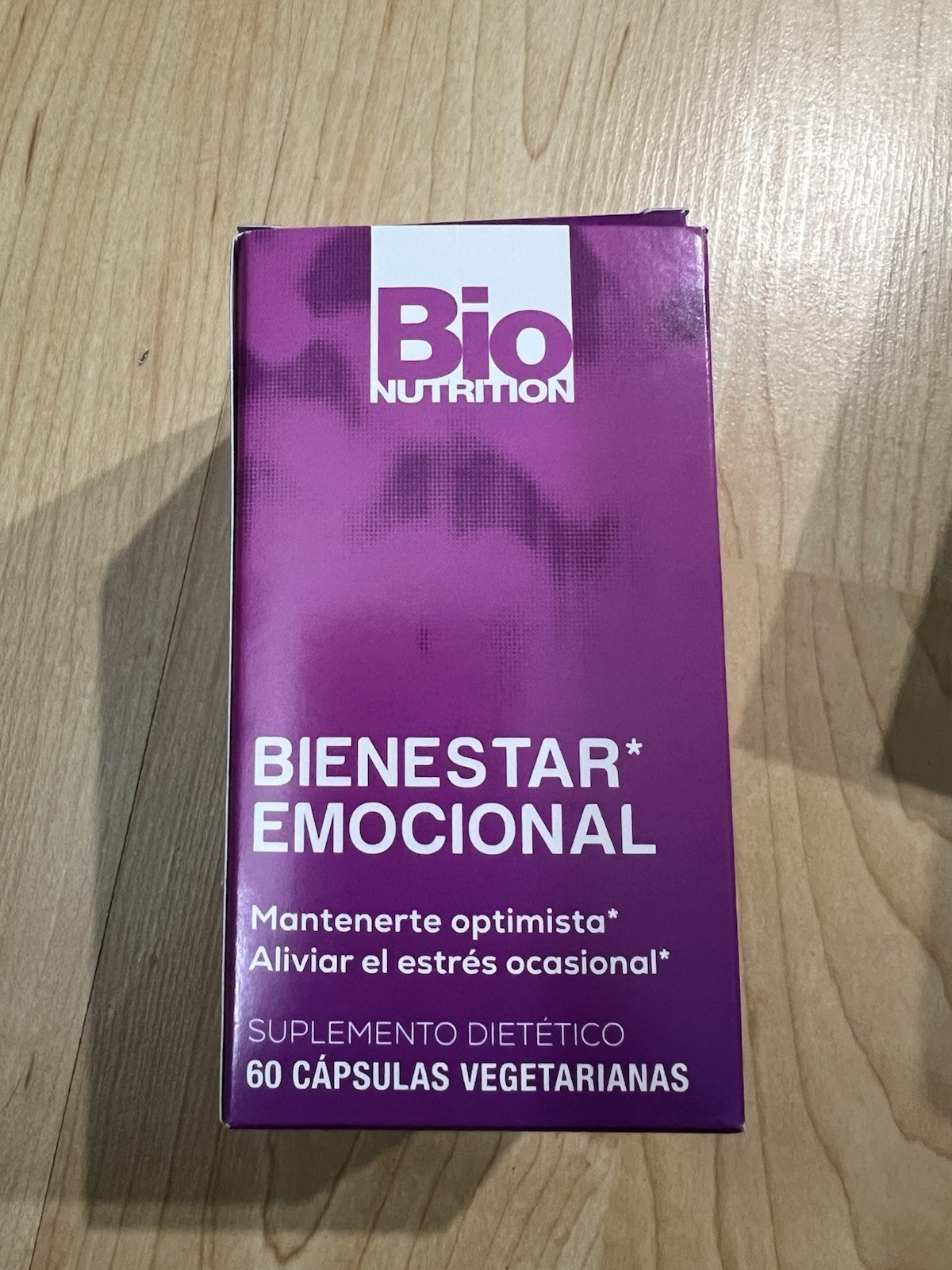 Bio Nutrition Emotional Wellbeing 60 Capsules Vegetarian Gluten-Free Supplement