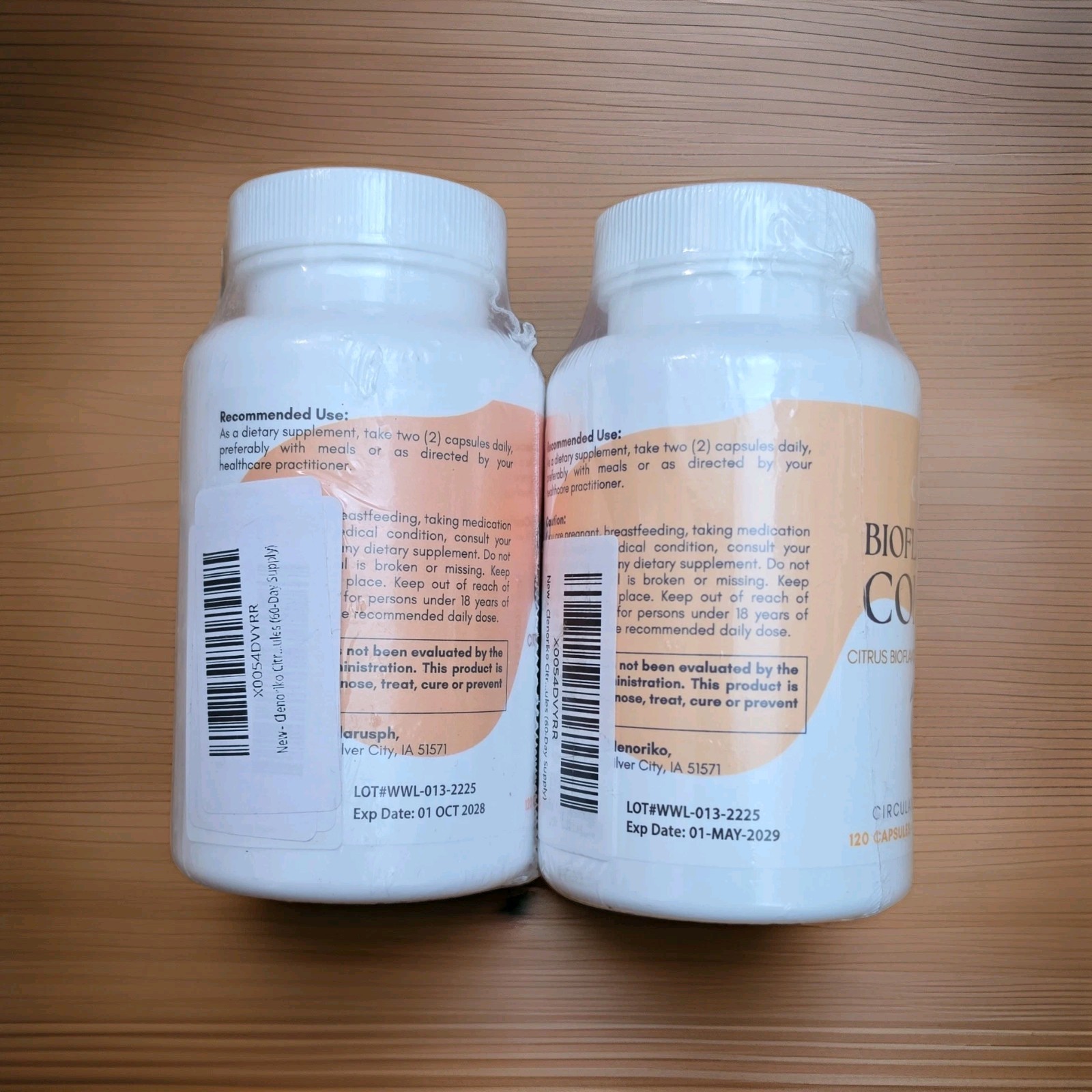 2 X Clenoriko Bioflavonoids Complex Quercetin + Rutin Circulatory 240 Capsules