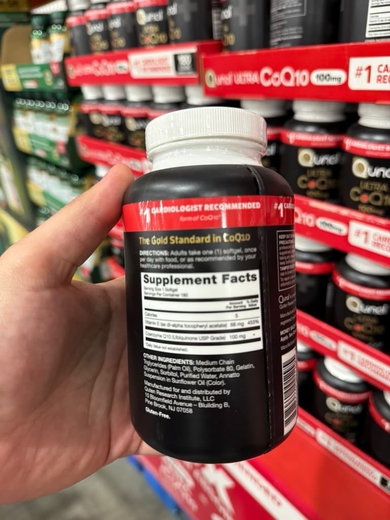 Qunol Ultra CoQ10 100 mg 180 Softgels Heart Health Gluten-Free EXP 03/2025