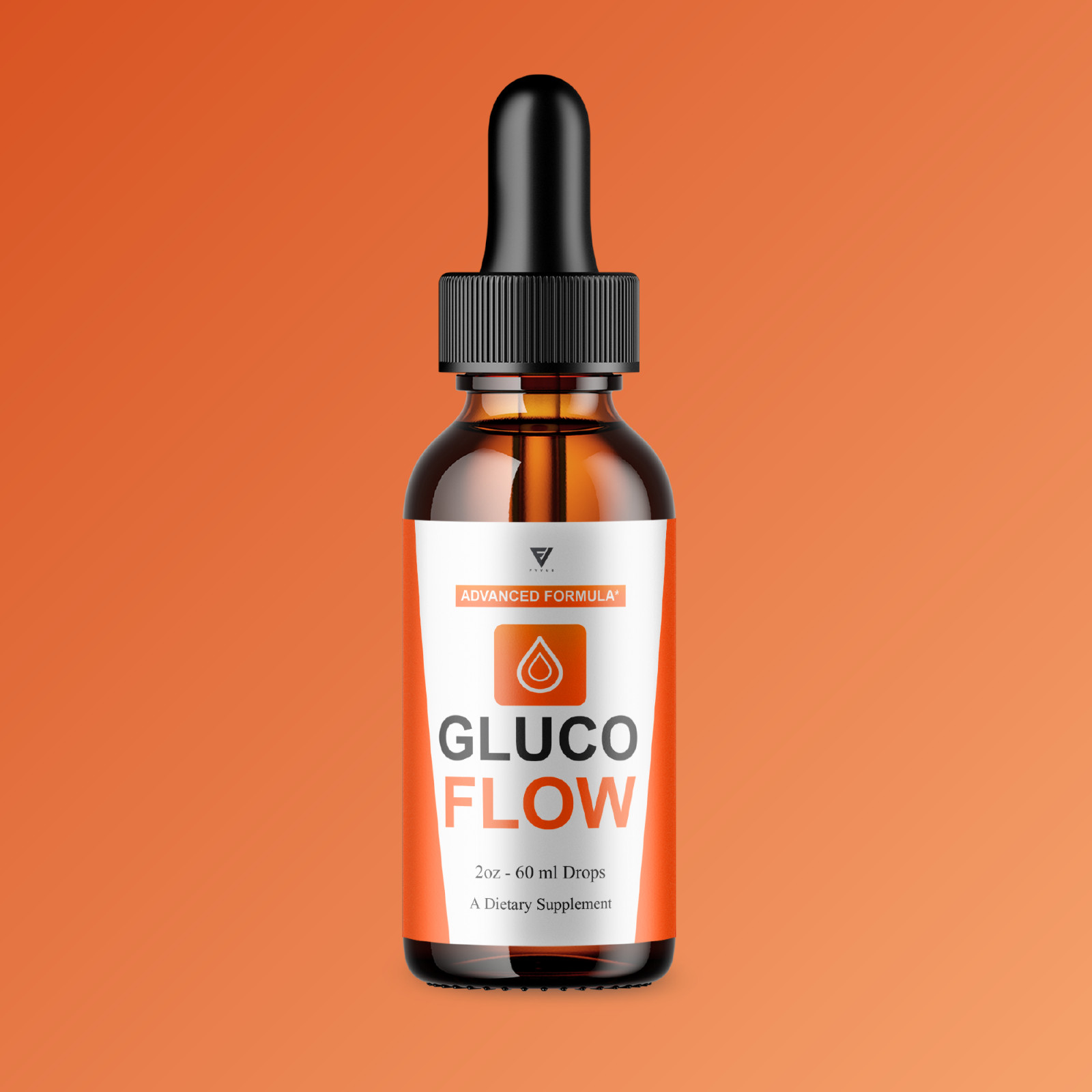 (5 Pack) Gluco Flow Drops, GlucoFlow Blood Support Max Strength Formula (10oz)