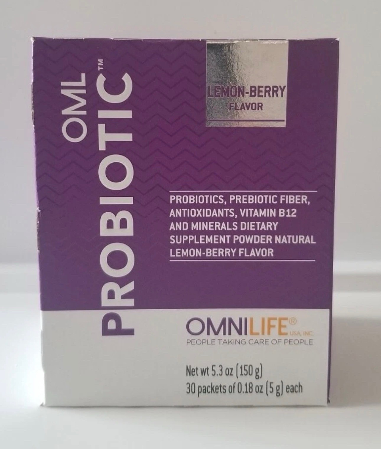 OML PROBIOTICS | Lemon-Berry Flavor Box With 30 Sachets | Digestive Health+ |