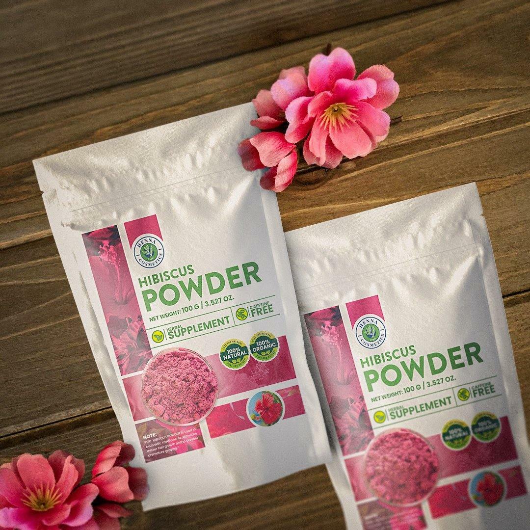Hibiscus Powder for Tea Skin & Hair Moisturizer 100 Grams/3.5 Oz | 100% Natural