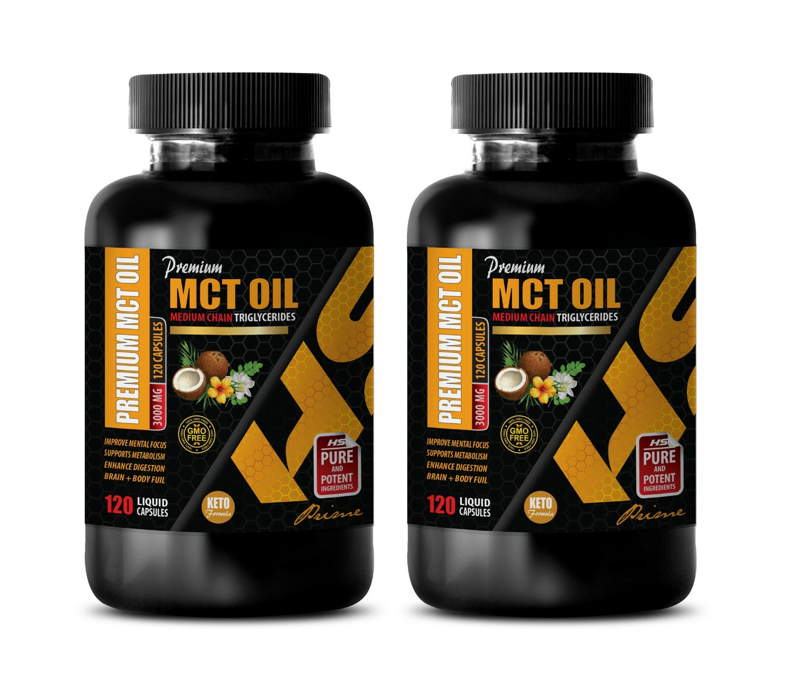 energy supplement – MCT OIL 3000MG – medium chain triglyceride oil 2B