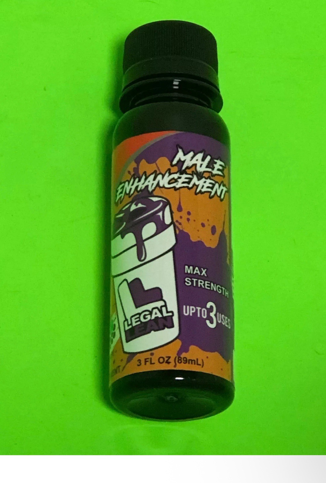 Free Gifts🎁Legal Lean Male Performance Max Strength Grape3 Doses 3 FLOZ 2 Ct