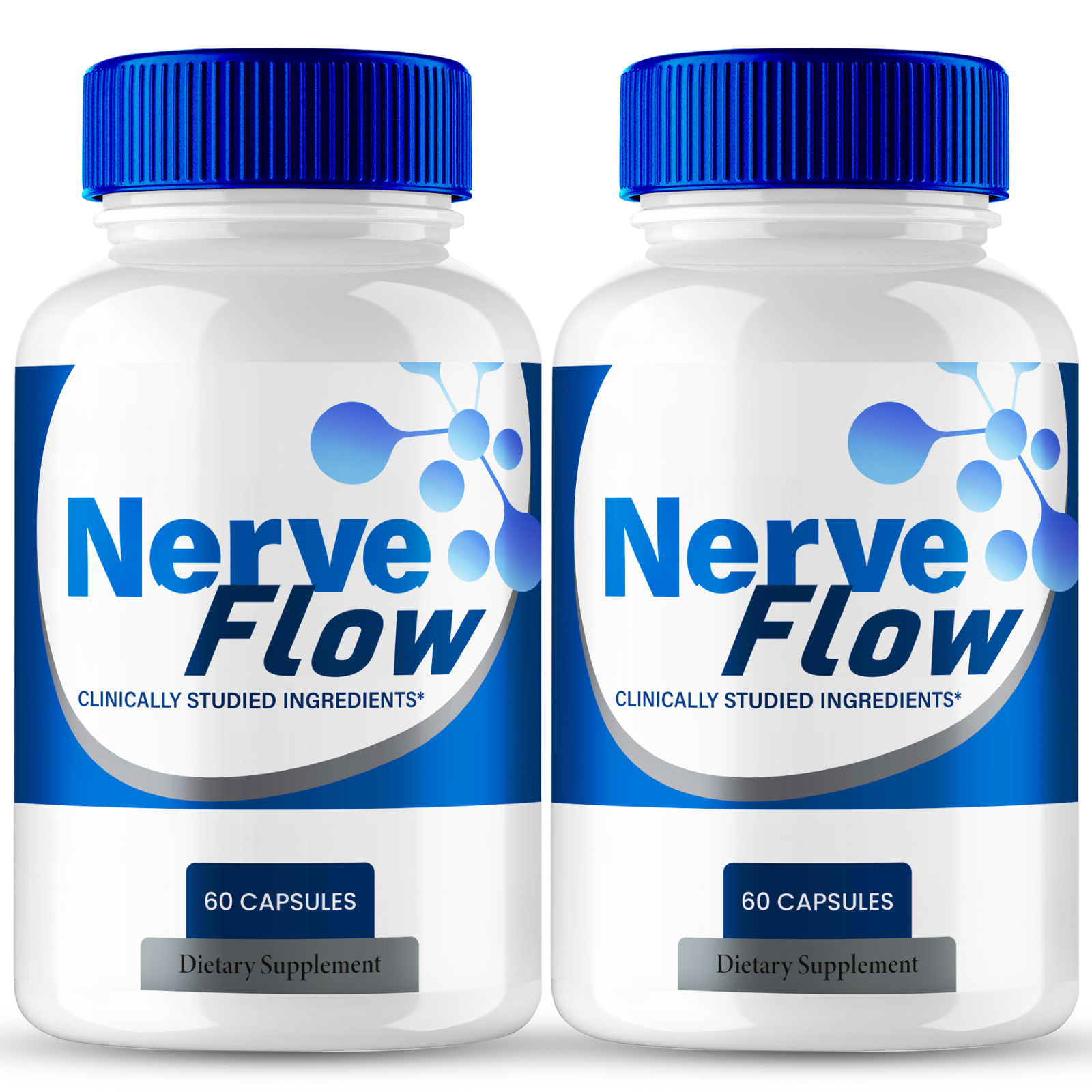 (2 Pack) Nerve Flow for Neuropathy Capsules, NerveFlow Nerve Health Support Pill