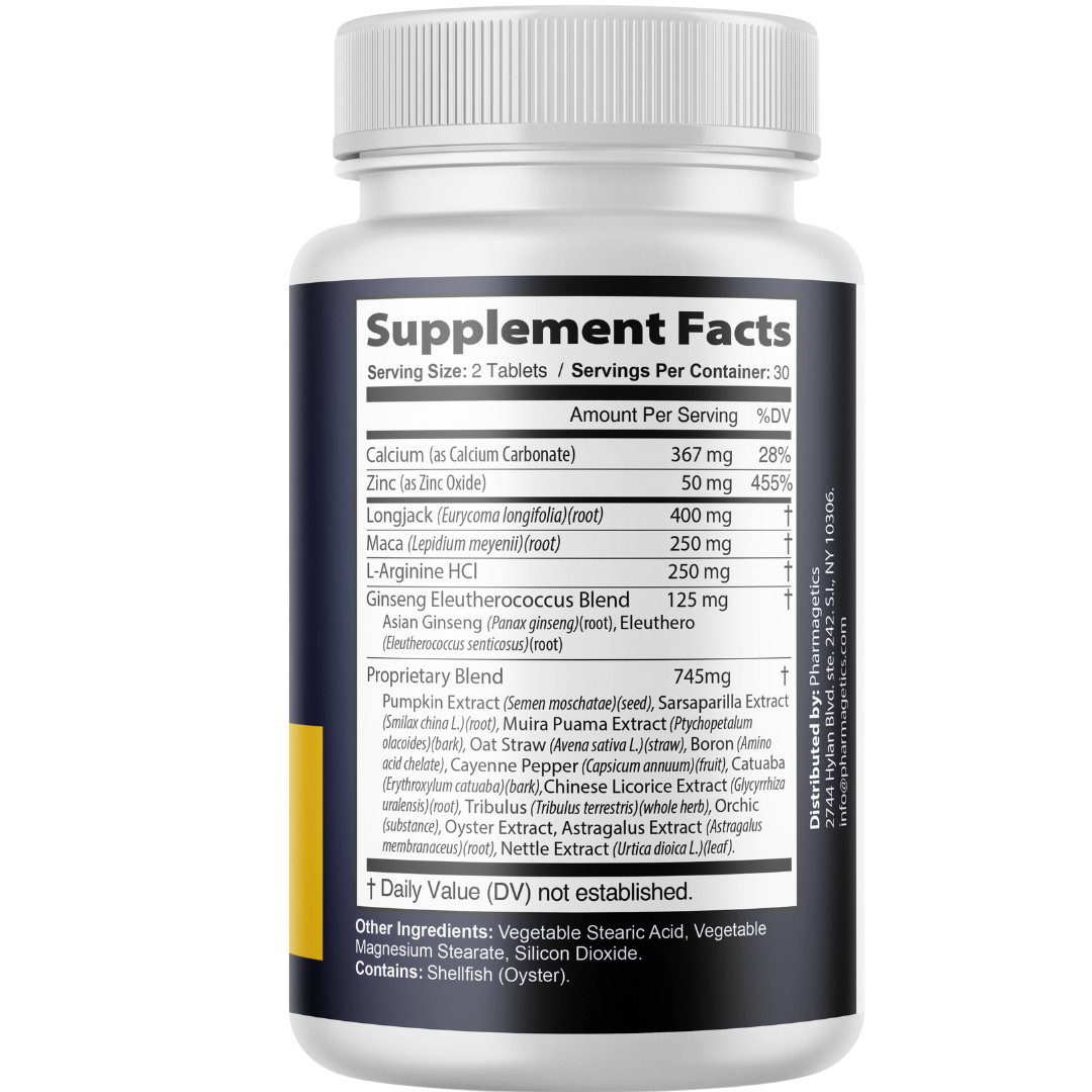 Maxx Ryze Male Performance Supplement, Stamina Support- 8 Bottles Official
