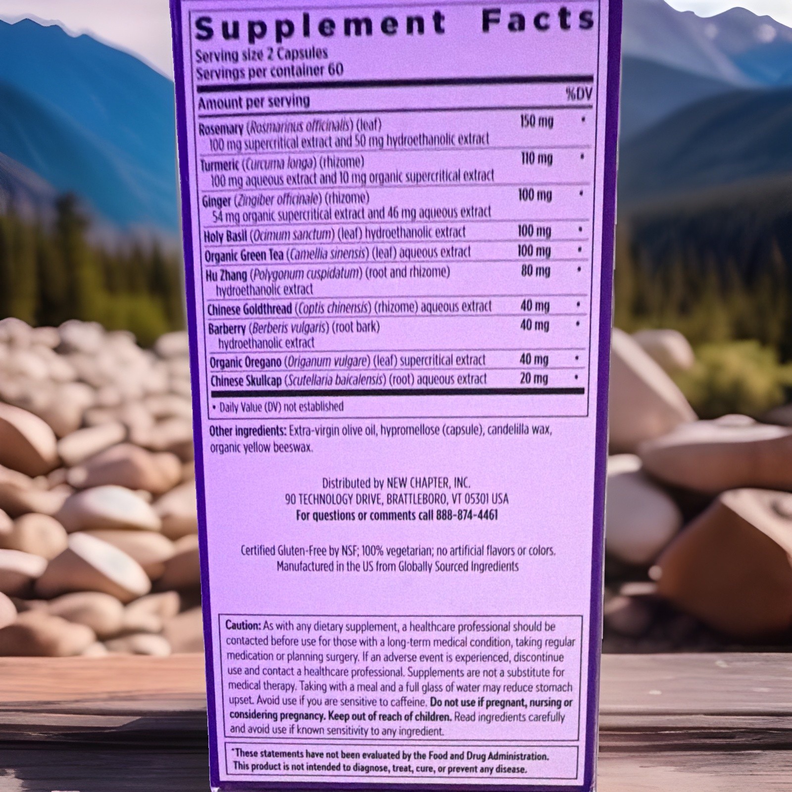 New Chapter Zyflamend Herbal Pain Relief & Inflammation 120 Veg Caps Non-GMO