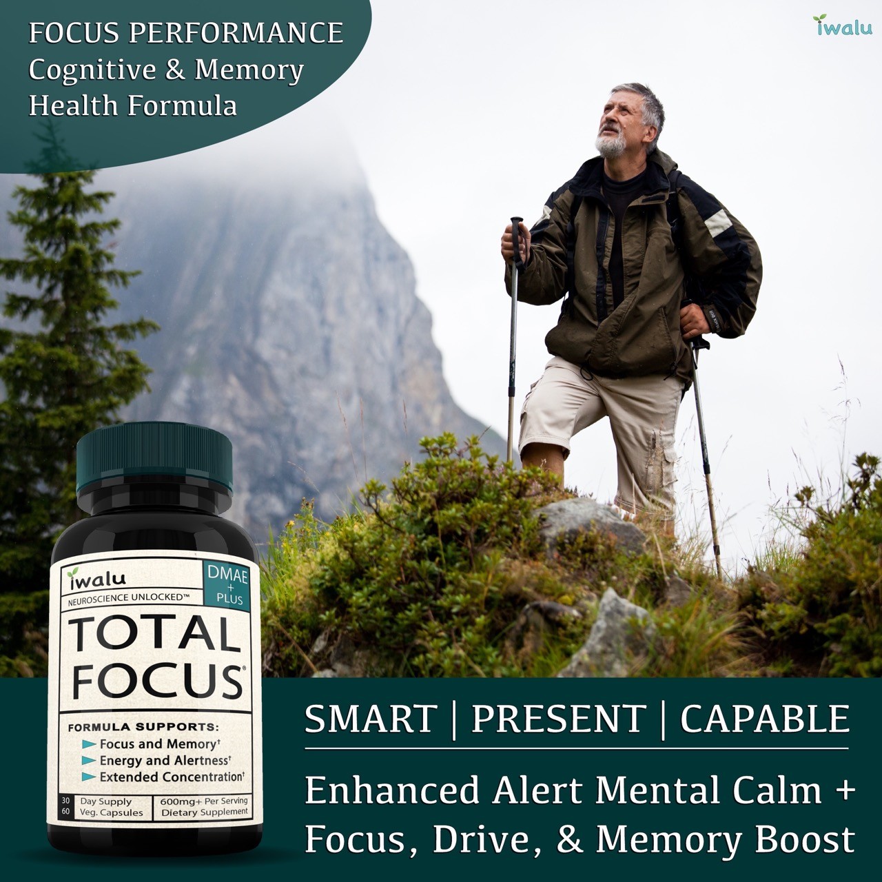 Vitamins For The Brain For Adults: Maintain Cognitive Health, Memory Support Vit