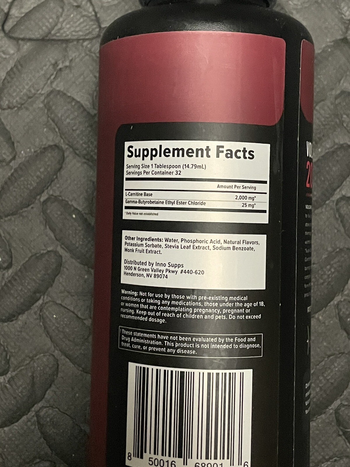 InnoSupps Volcarn 2000 Pink Starblast 16 Oz