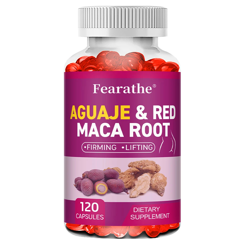 Aguaje Red Maca Root Extract Capsules for Enhanced Curves