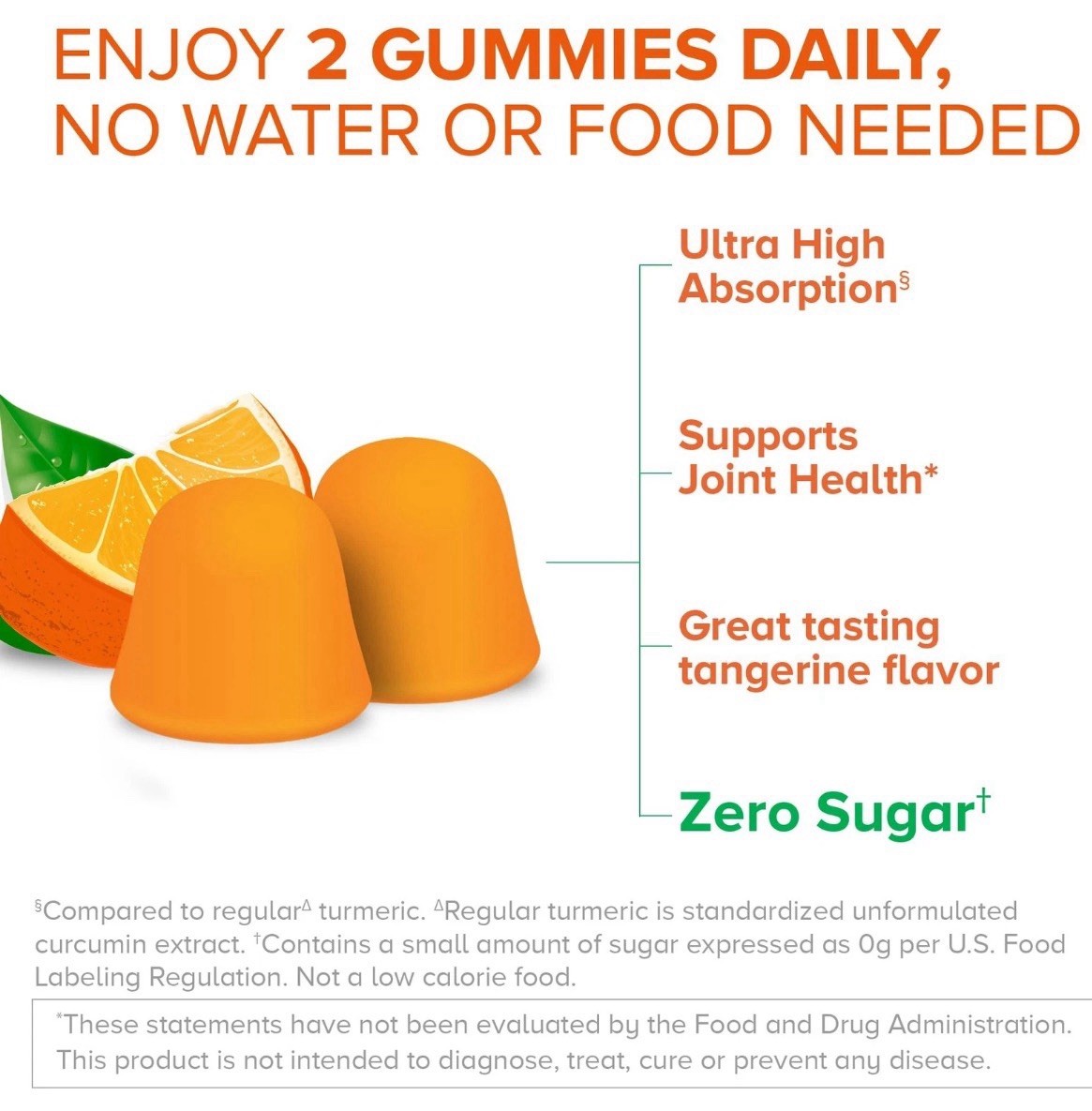 Qunol Zero Sugar Turmeric Gummies, Gummy 500mg 120 Count (Pack of 1) Exp 12/26
