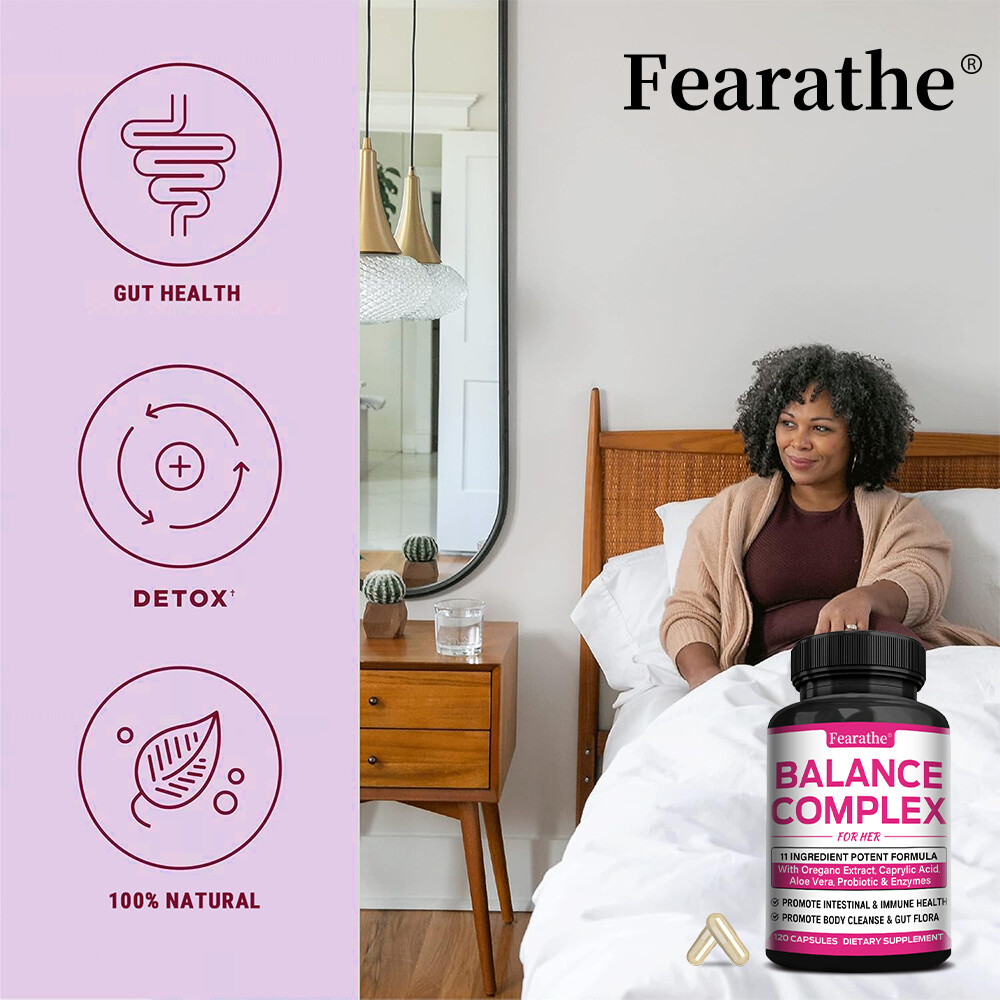 Balance Complex For Women Candida Cleanse Detox Supplement For Vaginal Health US