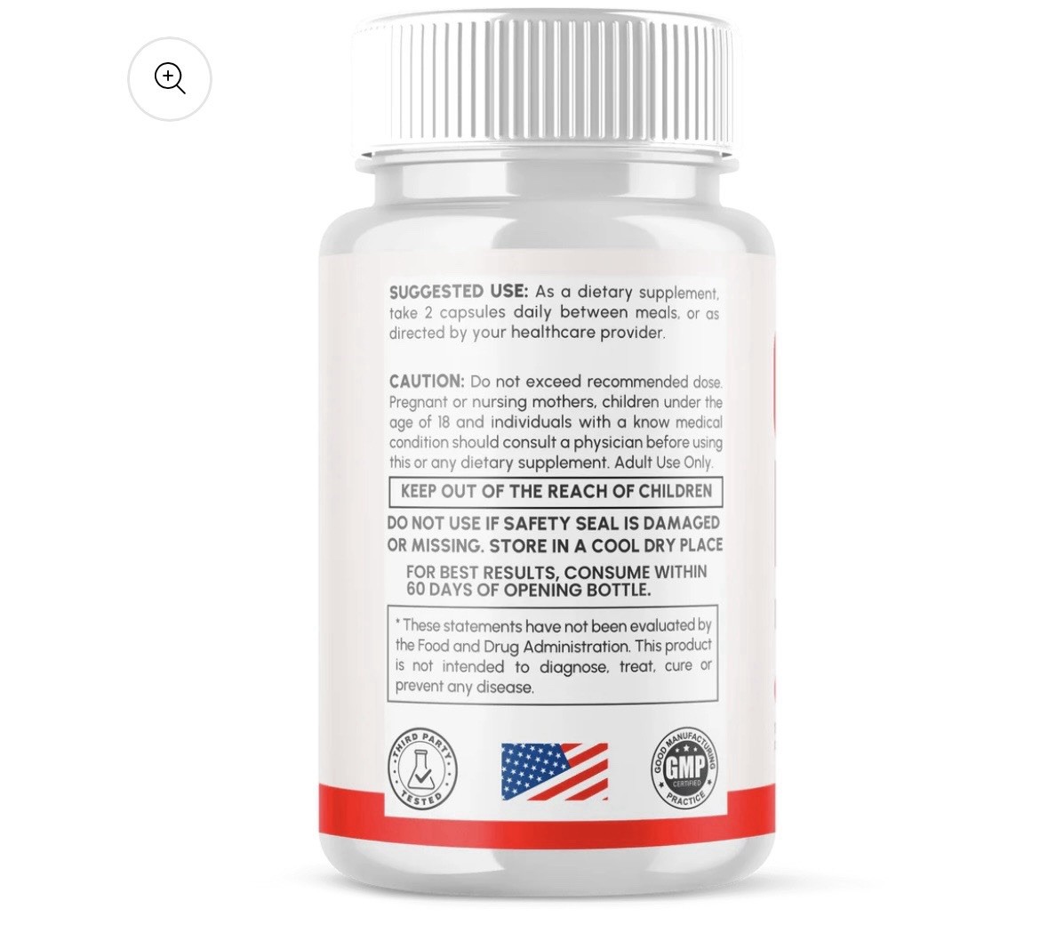 Titan Labs Glyco Result Blood Optimizer Supplement 600mg Capsules 60ct