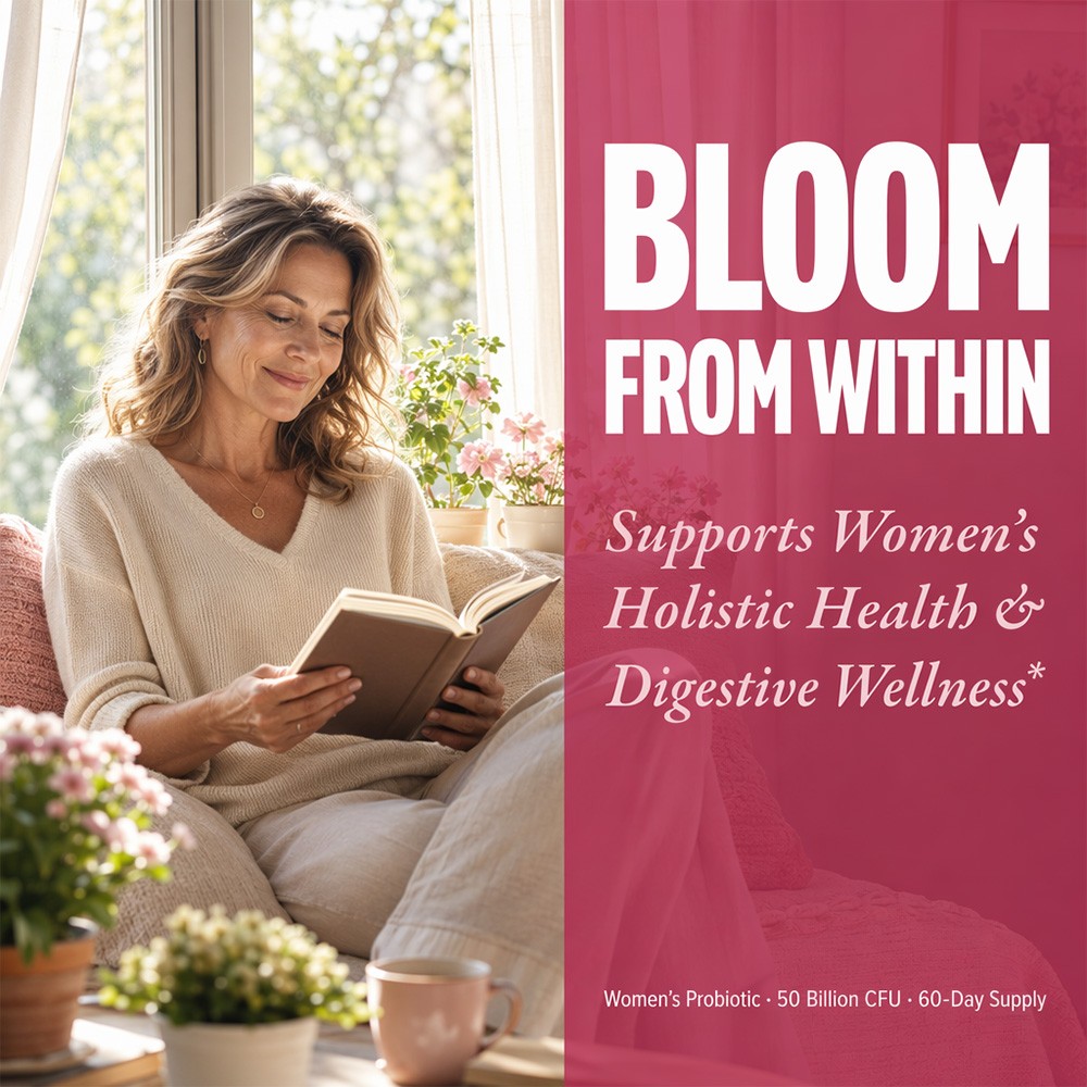 Women Probiotic 50 Billion CFU | with Prebiotics, Cranberry&D-Mannose 30~120Caps
