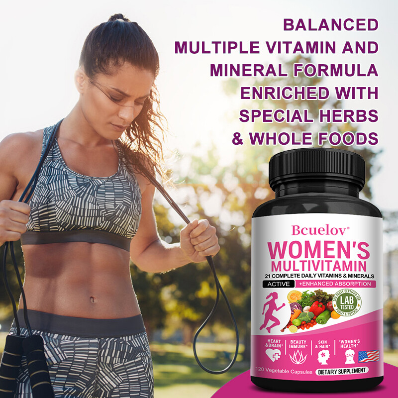 Multivitamin for Women – Highest Potency Complete Daily + Multimineral Capsules