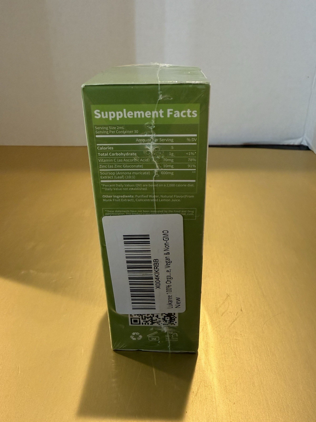 Lukaree Soursop Graviola Leaf Extract Vegan Immune Support Drops 60ml