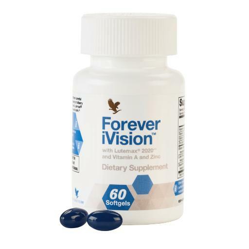 NEW FORMULA! 2 bottles Forever iVision (60 softgels) a complete eye supplement
