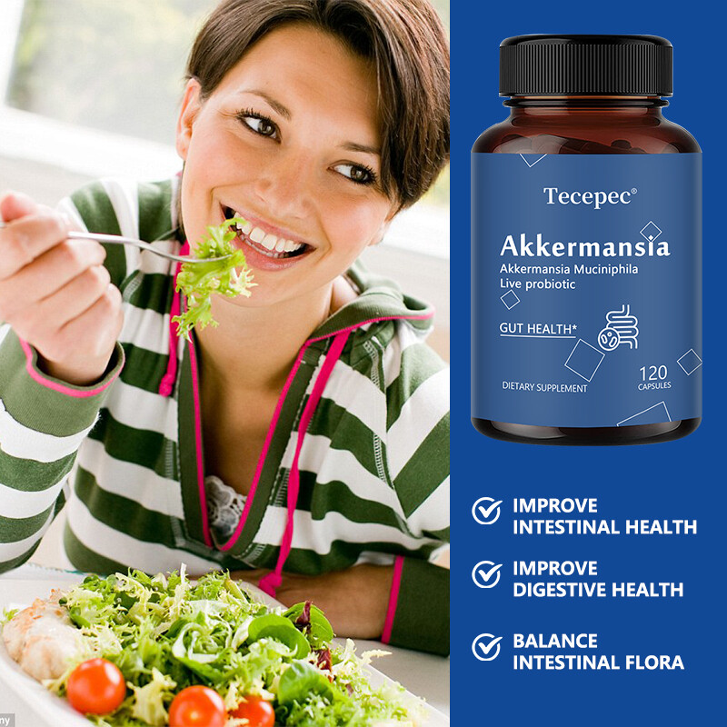 New Formula Akkermansia Muciniphila Live Probiotic Capsules Gut Health Support