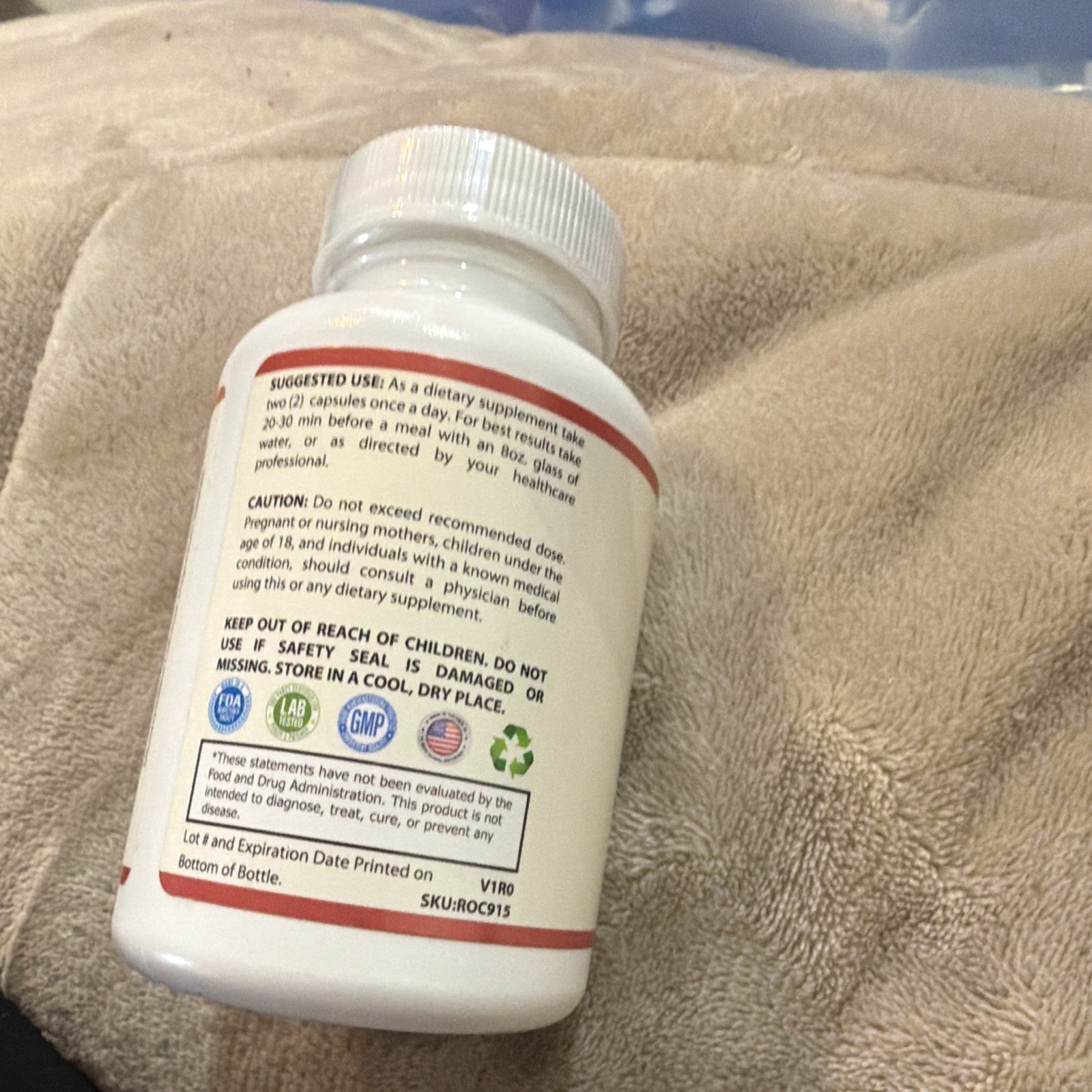 Vital Roots Wellness Mushroom Immune Booster 60 Caps Chaga Exp 12/2025