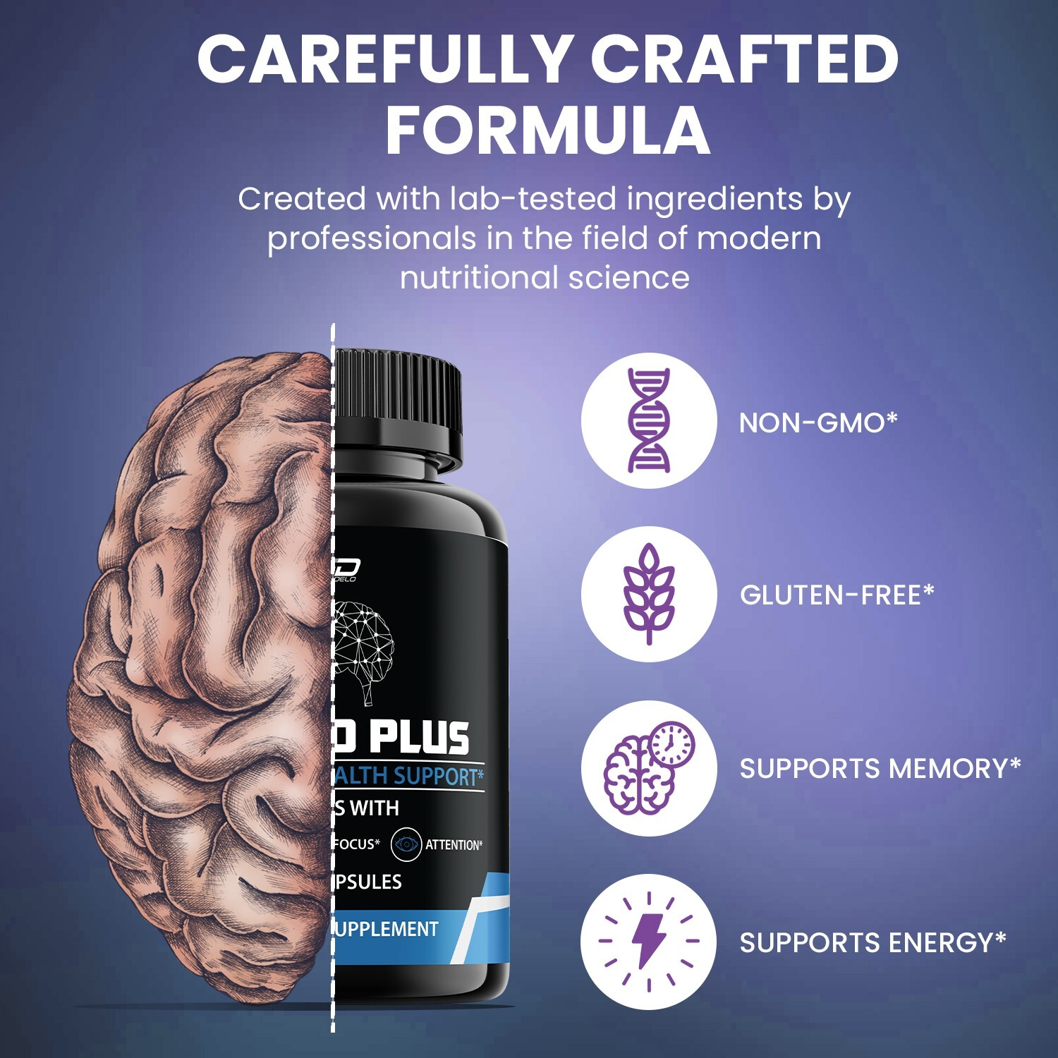 (1 Pack) Neuro Plus Brain Supplement – NeuroPlus for Memory, Focus, Attention