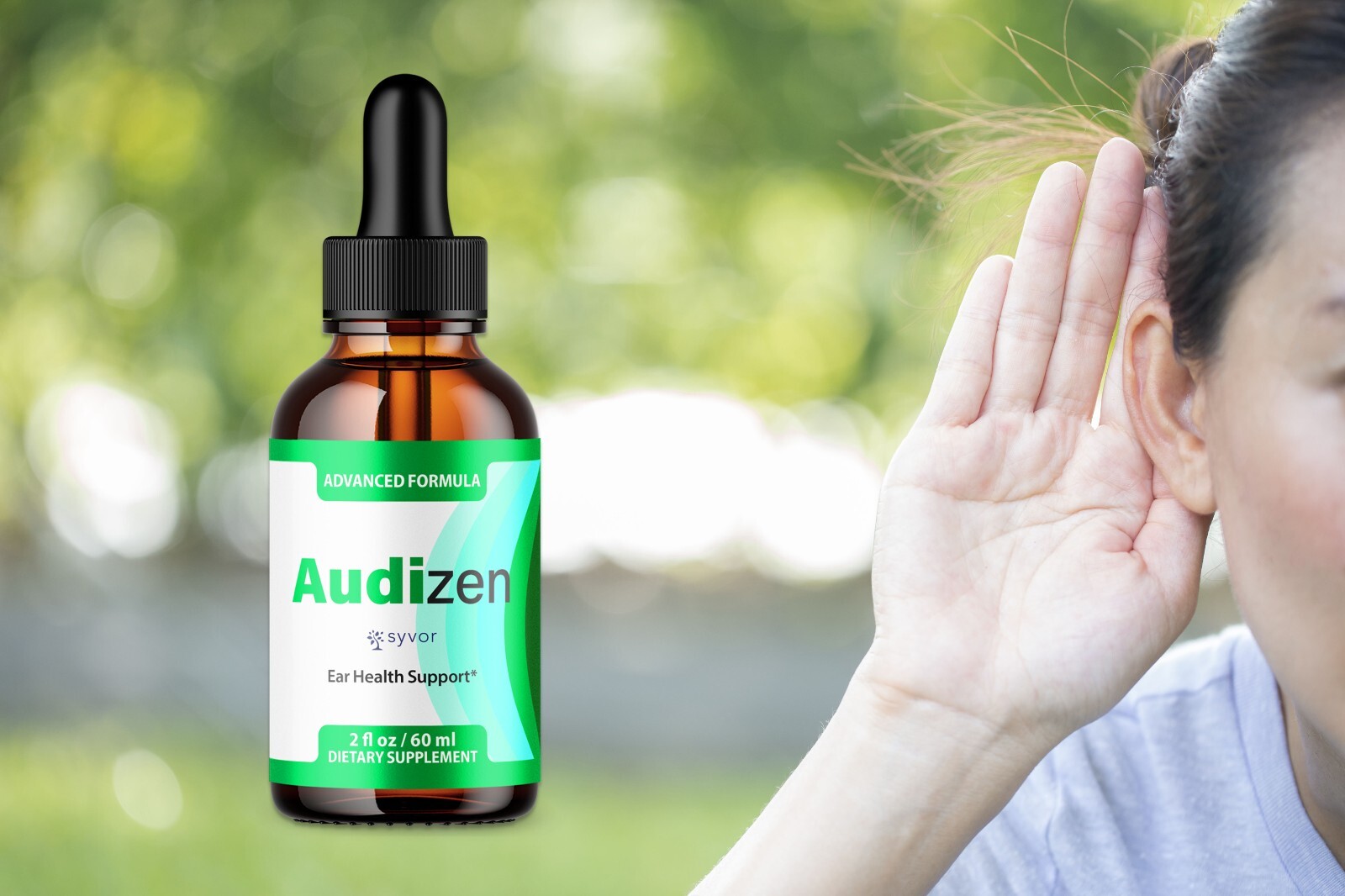 Audizen Ear Health Suppport Drops Natural Formula Hearing Supplement (5 Pack)