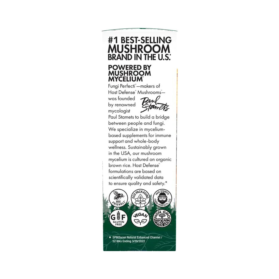 Host Defense Chaga Extract 2 Oz Organic Antioxidant Support Fungi Perfecti