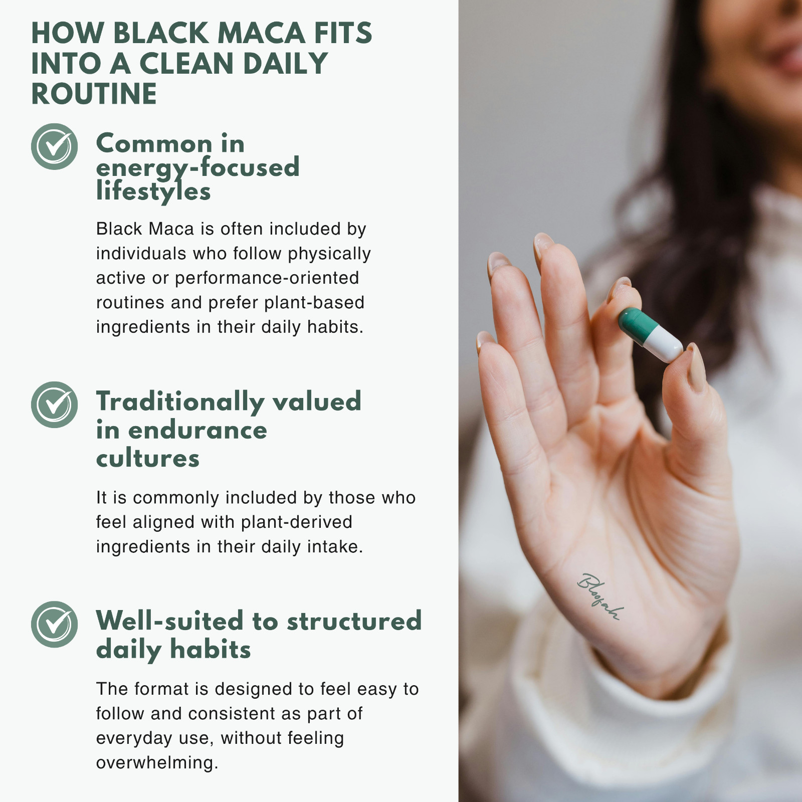 Bloofah BM Black Maca Extract 10:1 500mg | 120 Capsules | Energy & Performance