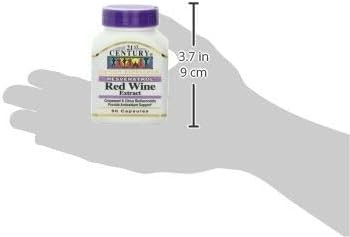 21st Century Resveratrol Red Wine Extract Capsules, 90 Count (Pack of 1)