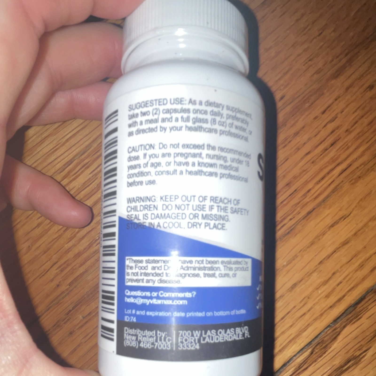 Vitamax Sciatica Shield Sciatic Nerve Formula 60 Capsules Nerve Health Support