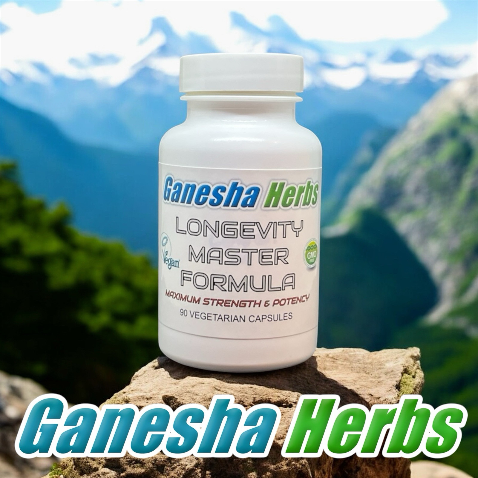 LONGEVITY MASTER ADAPTOGEN FORMULA 24 SUPER TONIC HERBS! 100 CAPSULES!!!