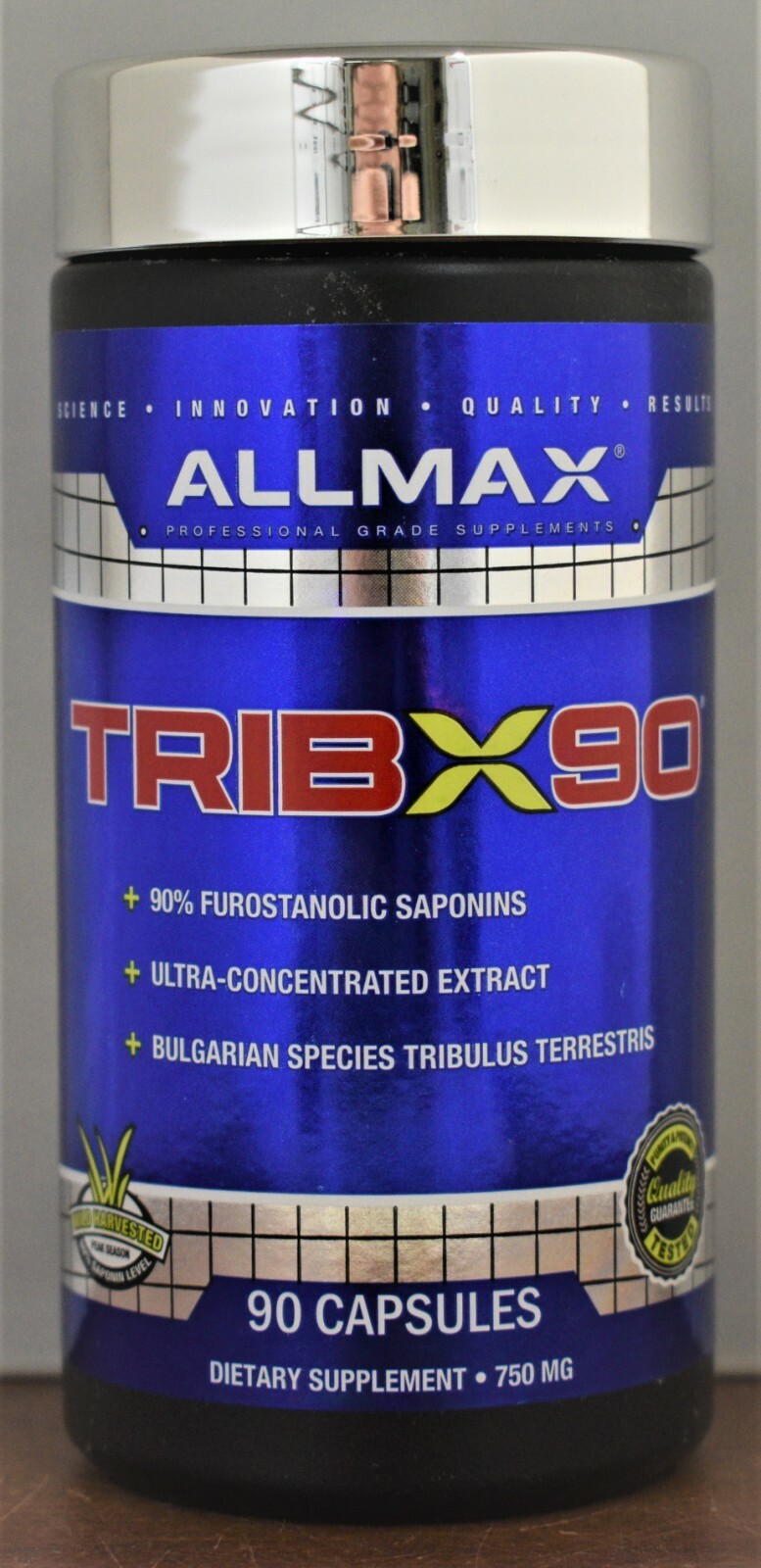 TRIBX90 – 90 Capsules – 100% Pure Tribulus Terrestris Tribex Allmax Nutrition