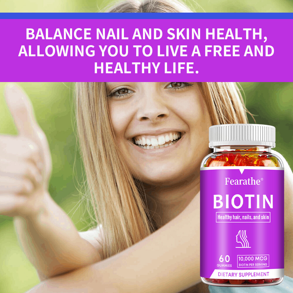 Biotin Supplement, 10000mcg, Rapid Release Gummies EXP. 09/26