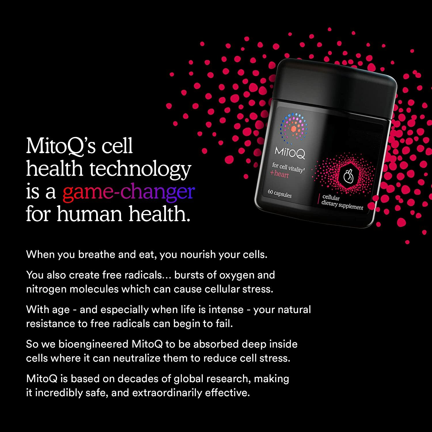 3 Packs MitoQ Heart Cardiovascular Support CoQ10 180 Capsules Ship from NZ