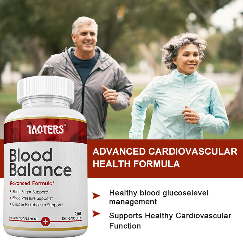 Blood Balance Advanced Formula Cholesterol Blood Sugar Lower Support Supplement