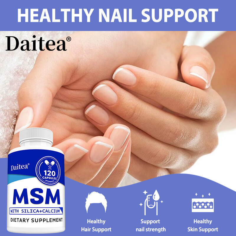 Msm With Silica + Calcium – Supports Hair Growth, Joint Health And Immunity