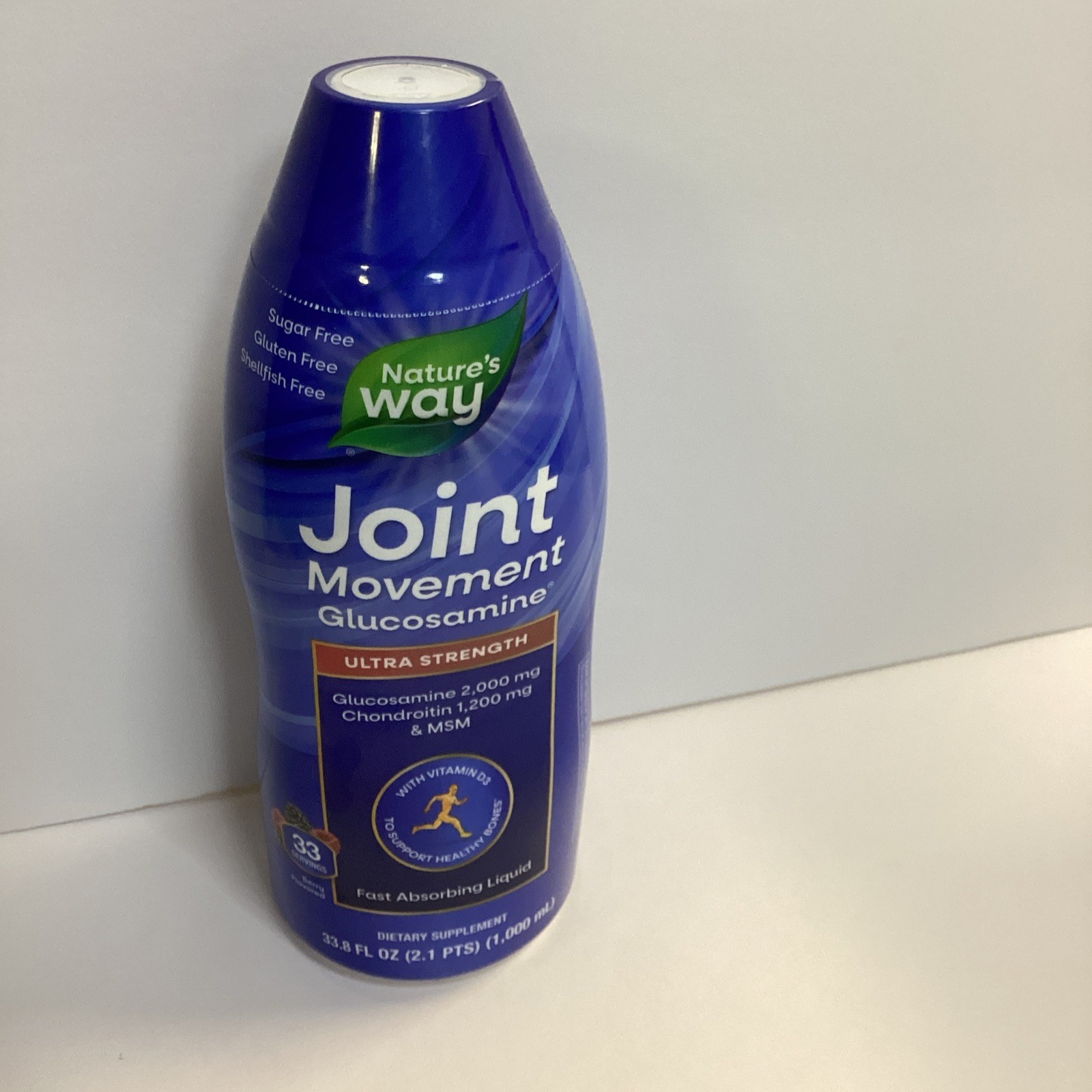 Nature’s Way Joint Movement Glucosamine Extra Strength 33.8oz Liquid EXP-05/27