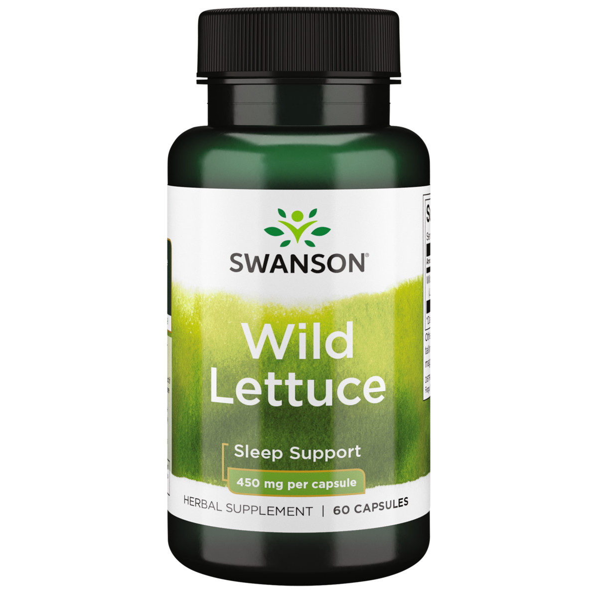 Swanson Wild Lettuce 450 mg 60 Capsules