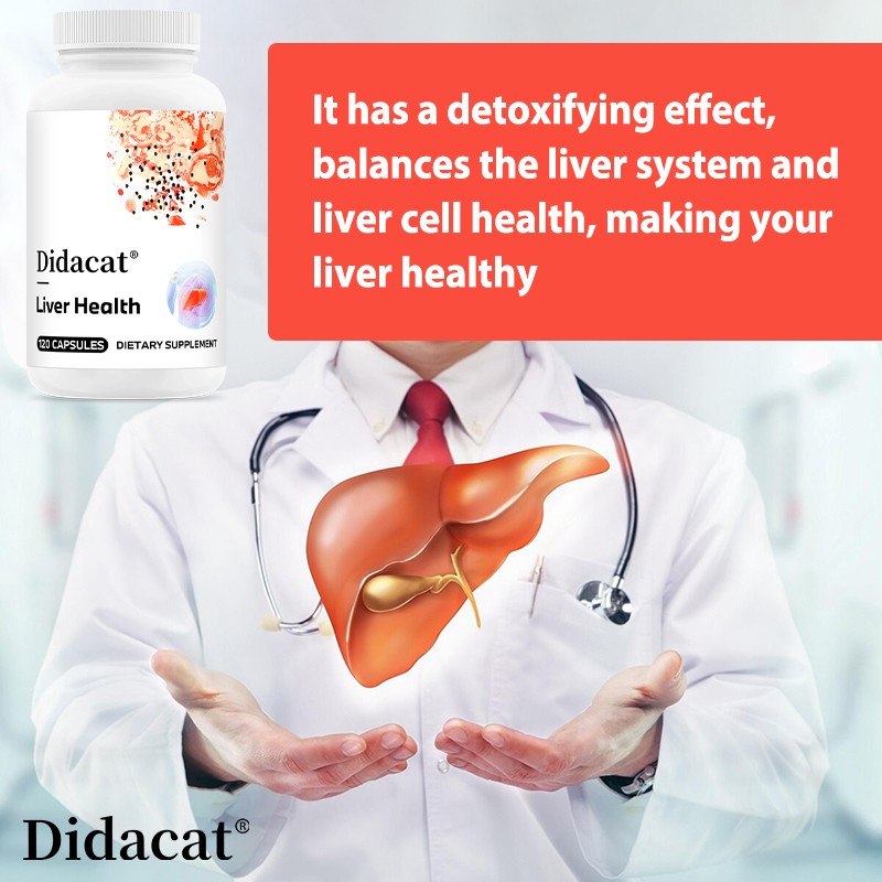 Milk Thistl Liver Supplement,Triple Herbal Blend for Liver Detox 30~120 Capsules
