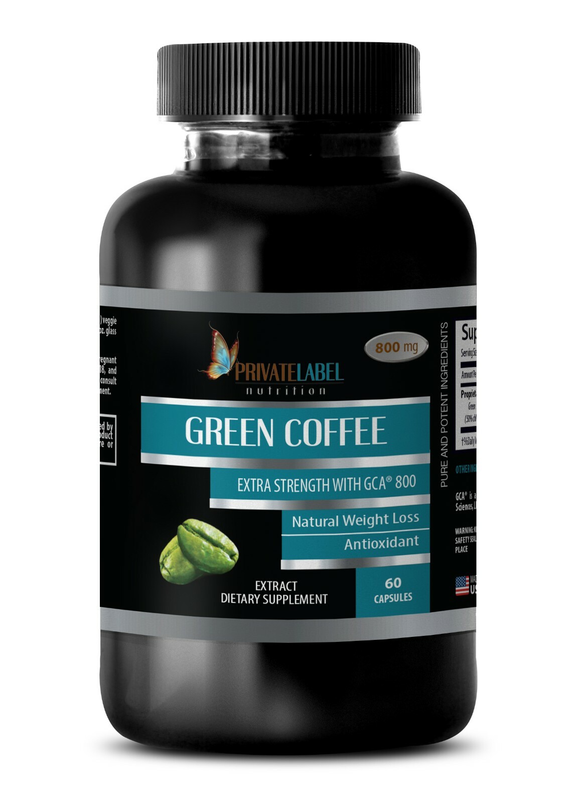 Antioxidant pills – GREEN COFFEE GCA® 800MG 1B – green coffee cleanse
