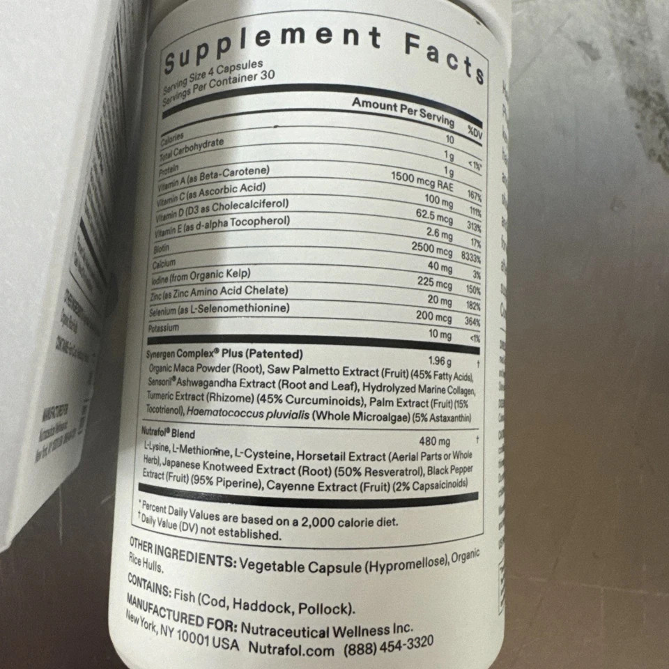 120 Count Women’s Balance Hair Growth Supplement Exp 09/27 Ship from USA