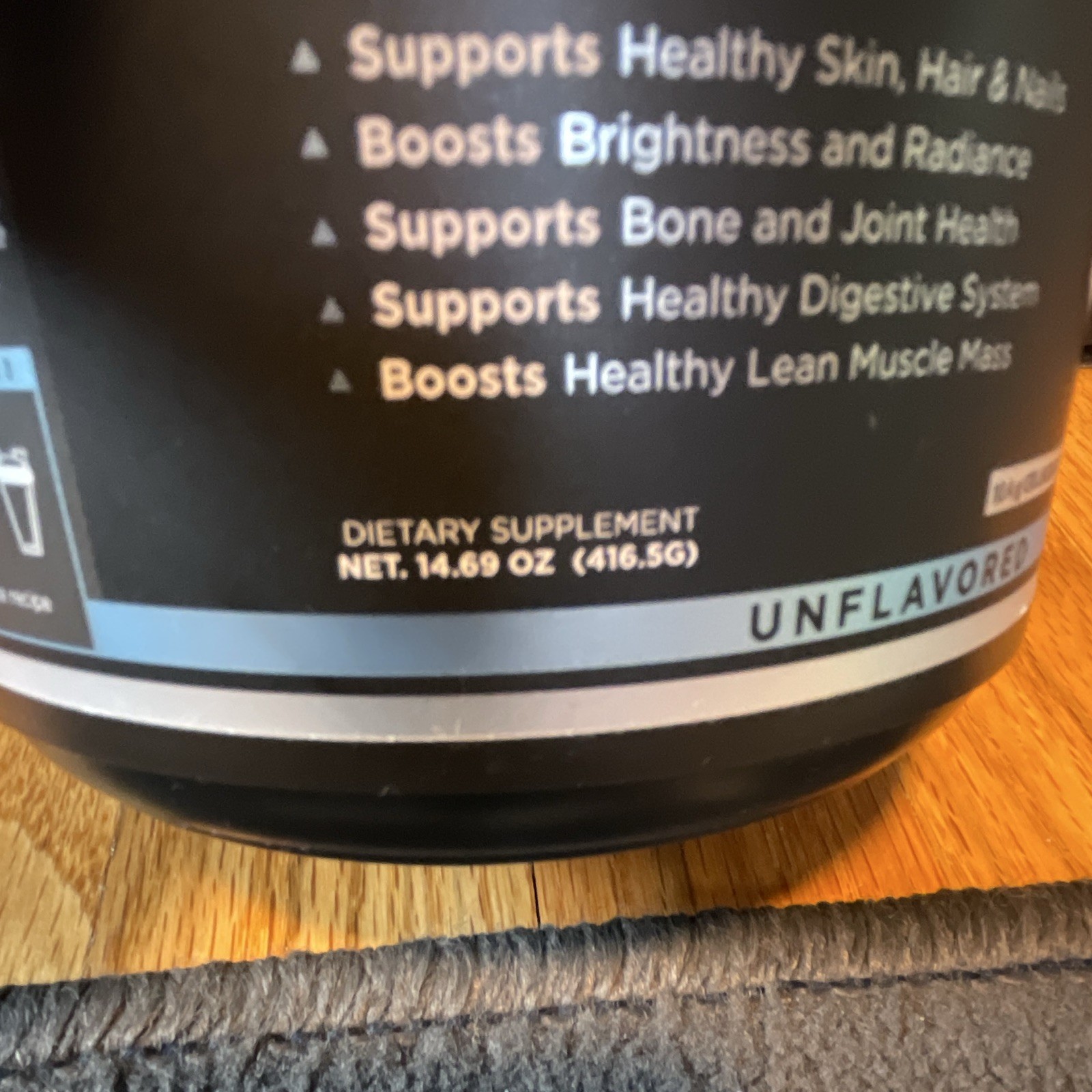 Sascha Fitness Hydrolyzed Multi Collagen Peptides Powder Unflavored 14.69 oz