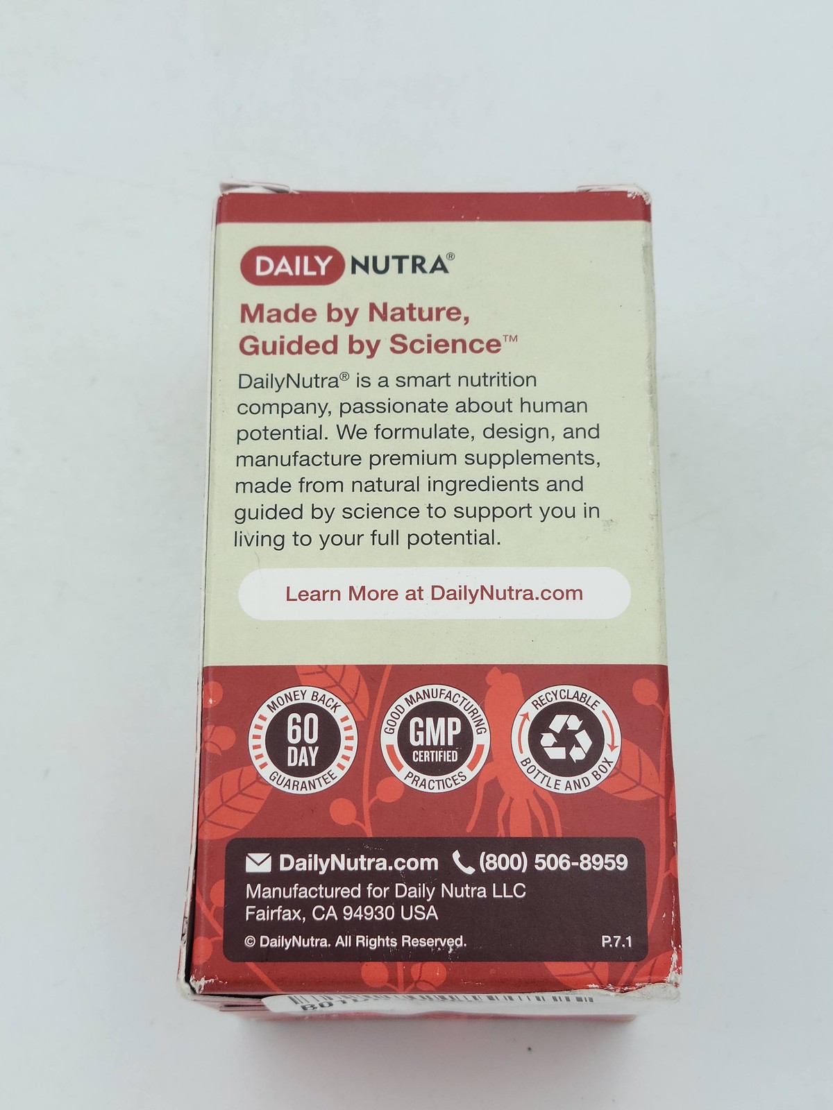 Daily Nutra KSM-66 Ashwagandha 600mg 90 Capsules Organic Relaxation Endurance