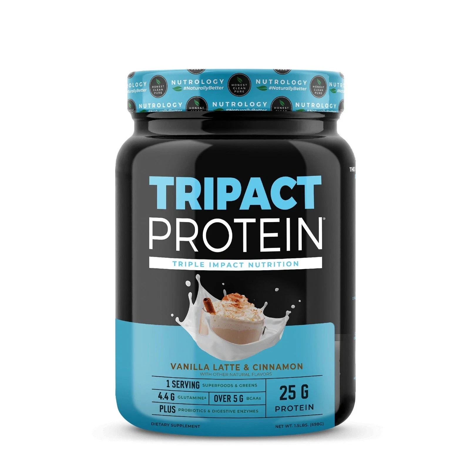 Tripact Protein – Vanilla Latte & Cinnamon (20 Servings)