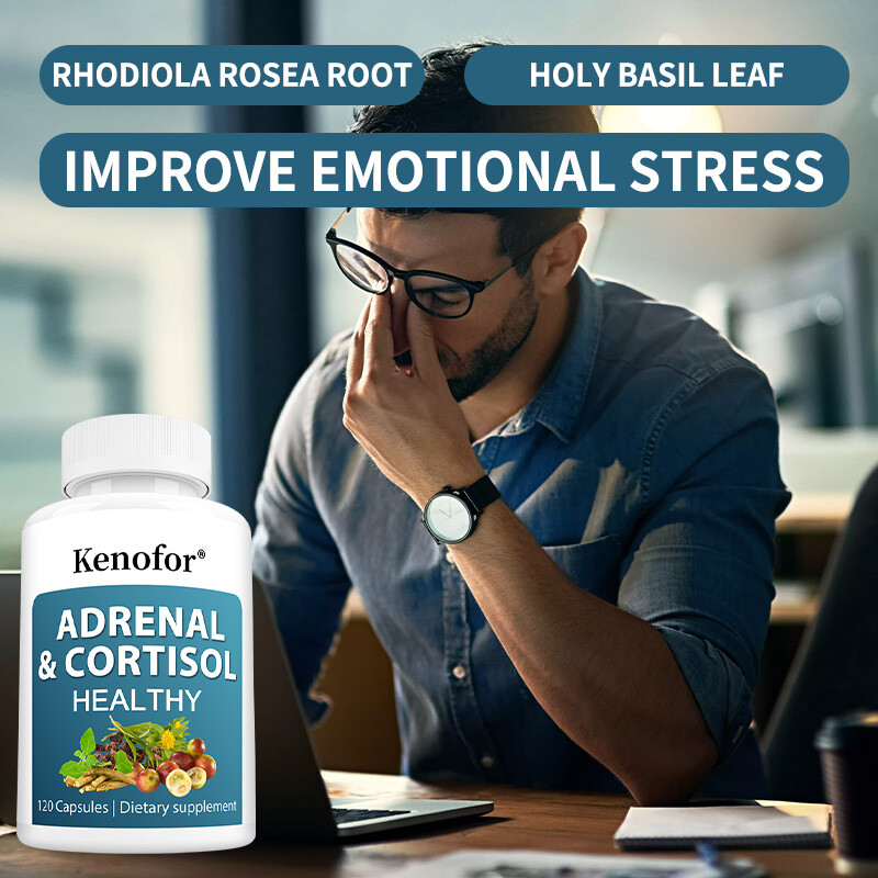 Adrenal Support Supplement Natural Stress Relief & Cortisol Manager Capsules