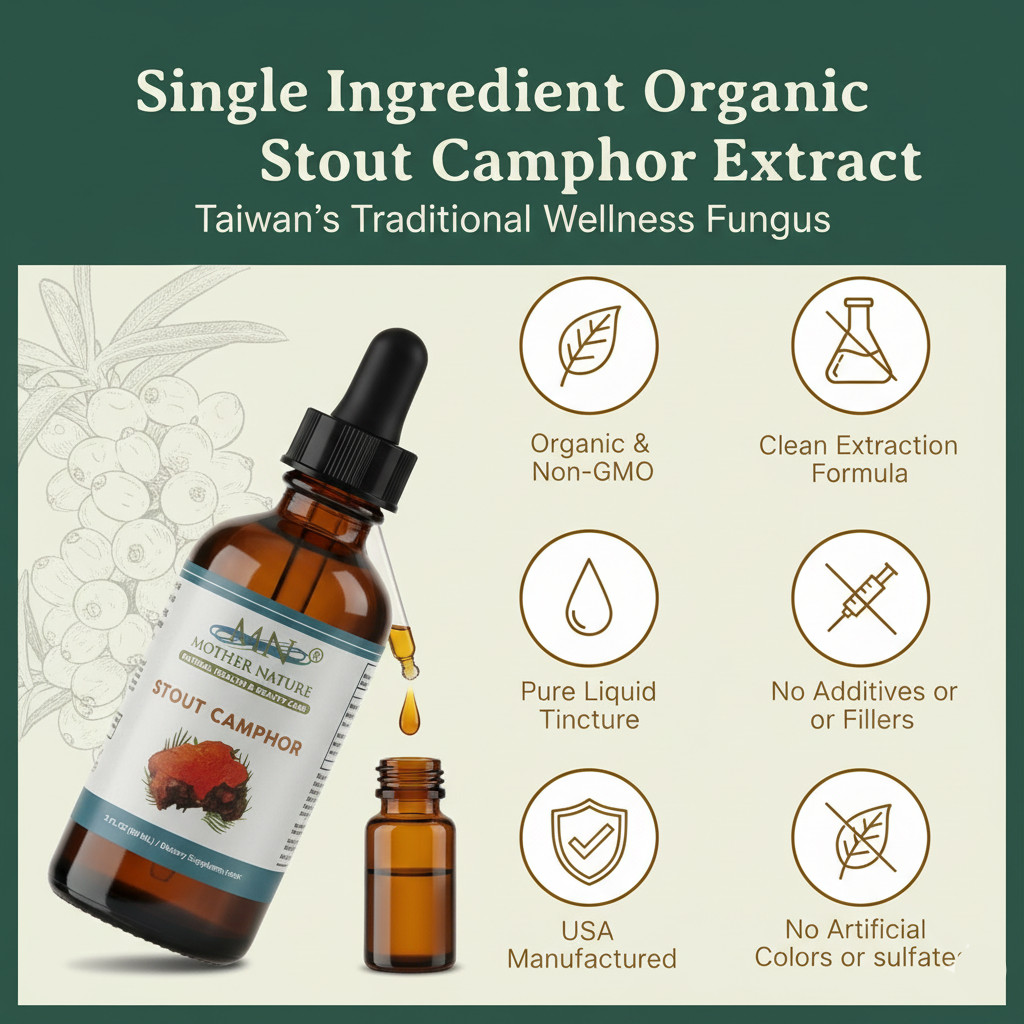 Mother Nature Stout Camphor Liver Health Dietary Supplements – 60 ML