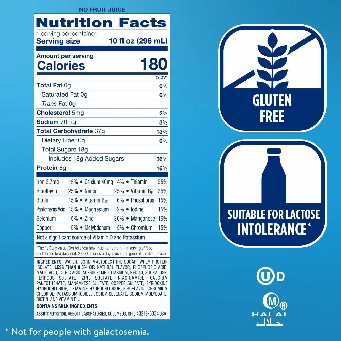 Ensure Clear Nutrition Drink Mixed Fruit 10oz 12 Bottles Adult EXP 05/2027