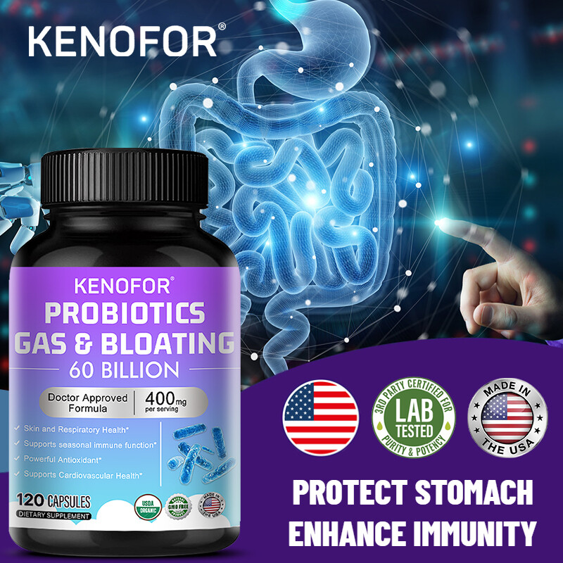 PROBIOTICS GAS BLOATING Enhance Digestive Function Supports Gut Health 30-120