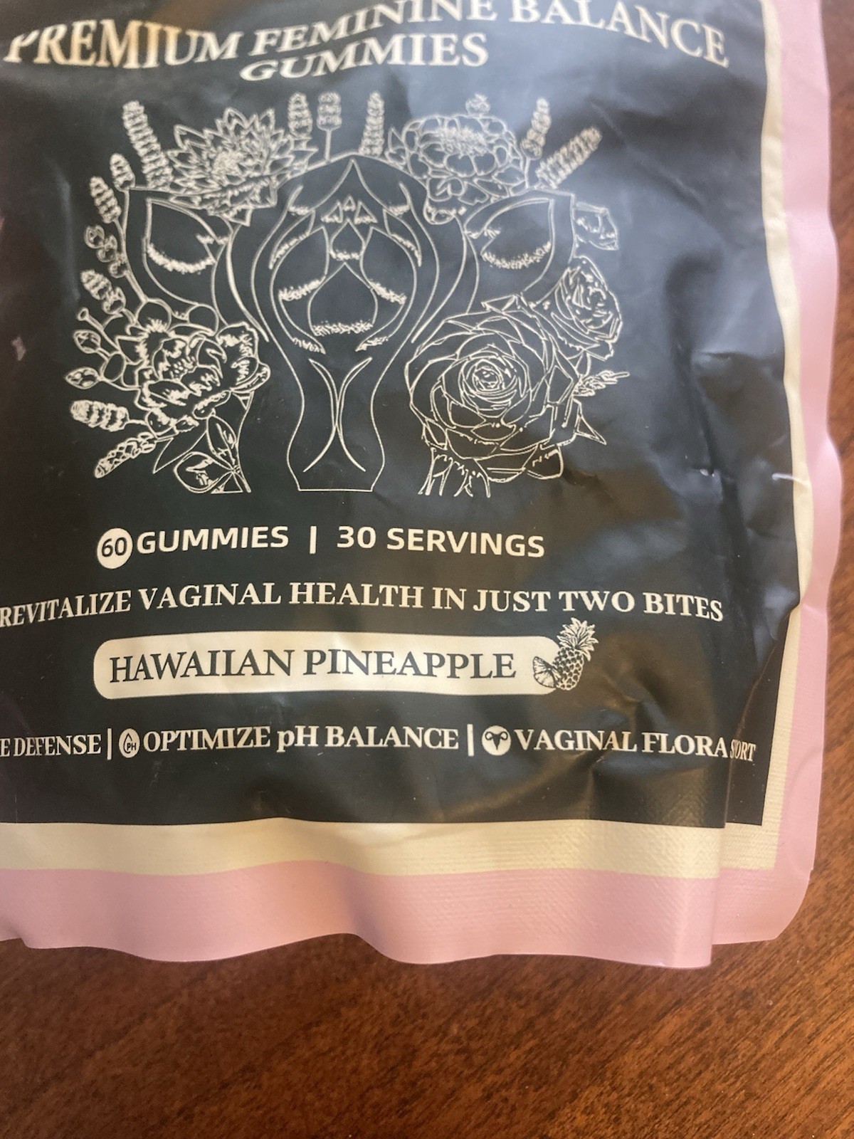 Vital Source Nutrition Premium Feminine Balance Gummies 60ct Pineapple 2/2027