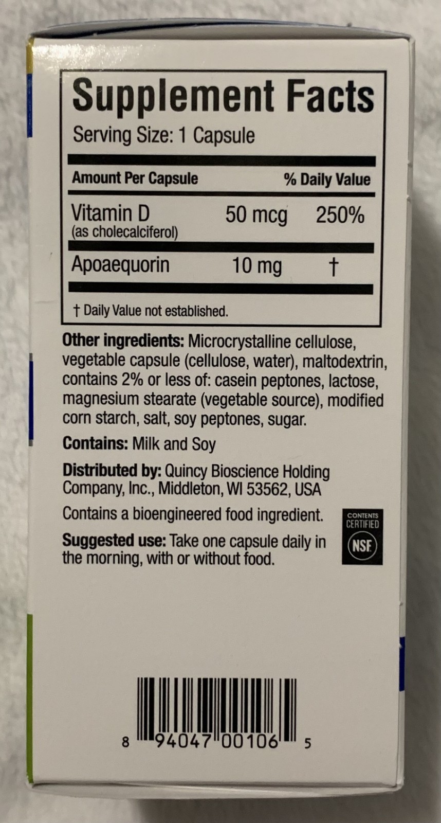 Prevagen Regular Strength 10mg Capsules 60 Count (60 Day Supply) Brand New